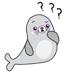 A confused seal.