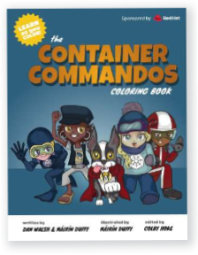 Container Commandos coloring book cover